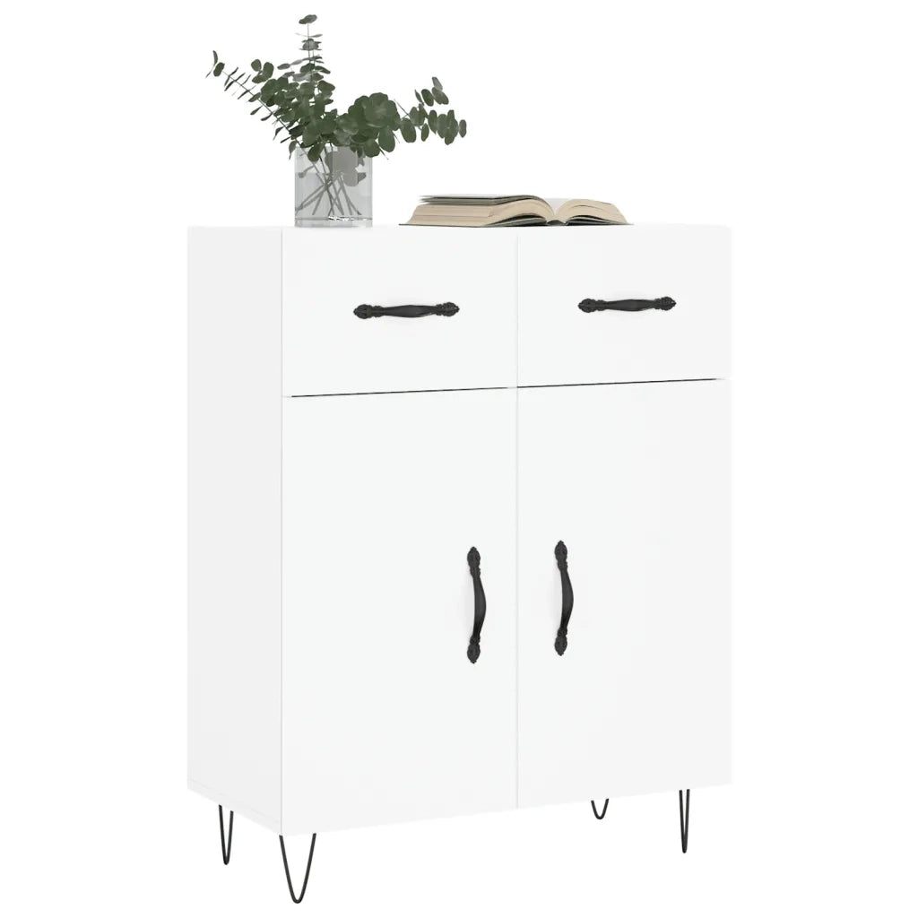 Credenza Bianca 69,5x34x90 cm in Legno Multistratocod mxl 103531