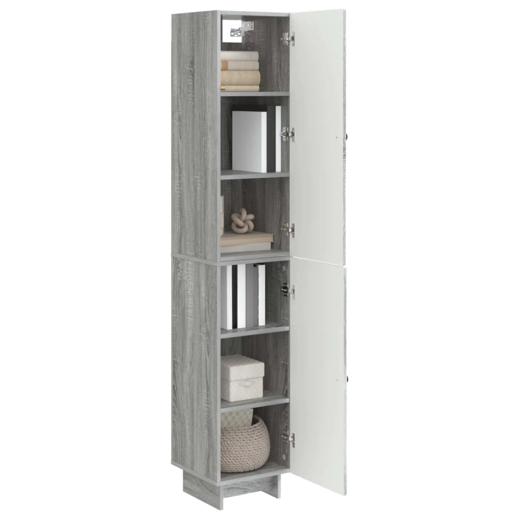 Set di armadi 2 pcs Sonoma grigio 34,5 x 33 x 90 cm 3416373