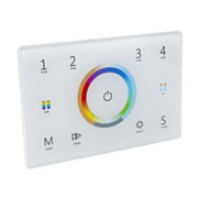 Controller RF pannello parete muro incasso 503 telecomando RGBW RGB CCT compatibile DMX512 4 zone 230V