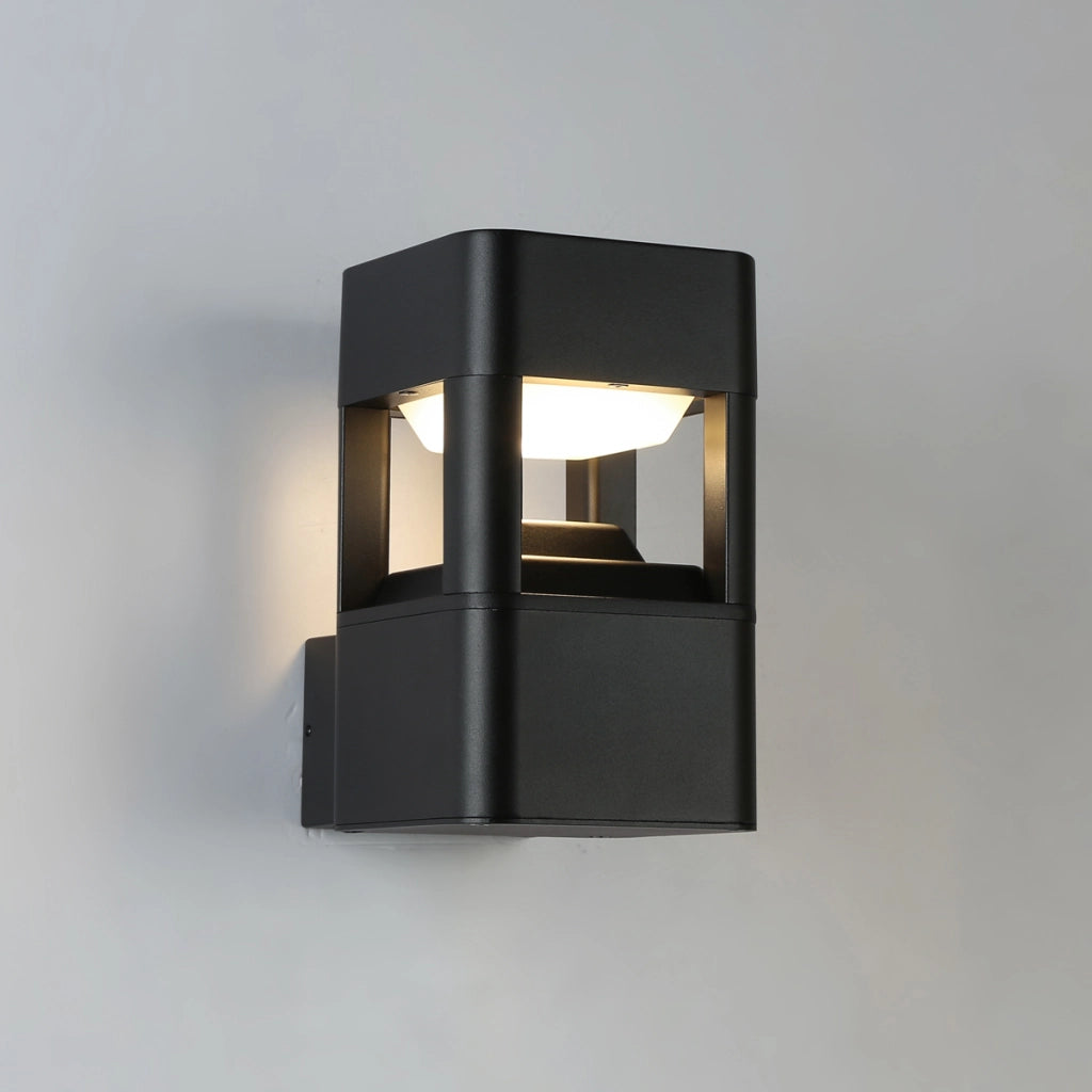 Applique esterno Italux NUTRI LED 10W 3000K nero IP54