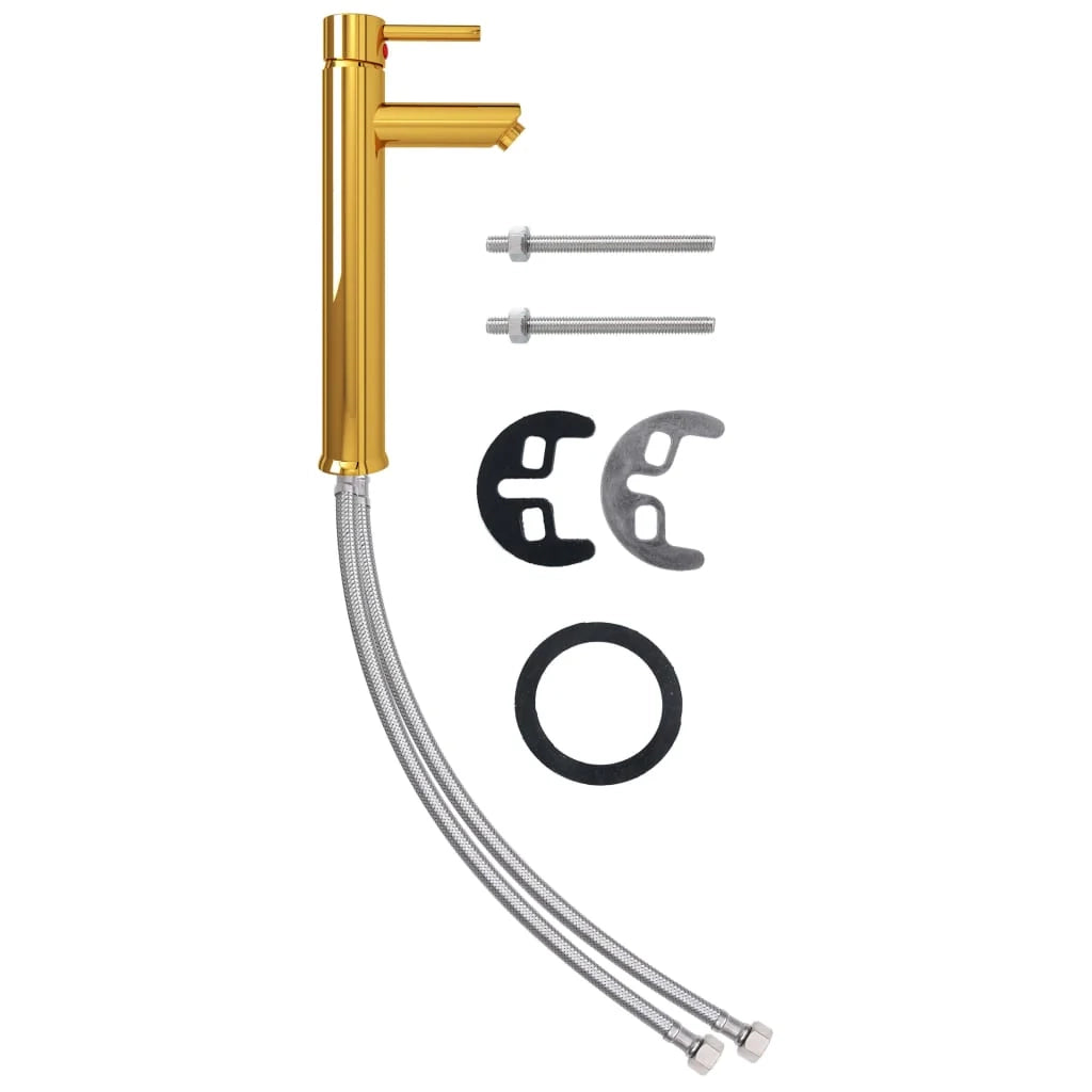 Lavandino da bagno con rubinetto e scarico a pulsante lavabo da appoggio lavabo da bagno lavabo da bagno diametro 42 cm vetro temperato 02_0002866