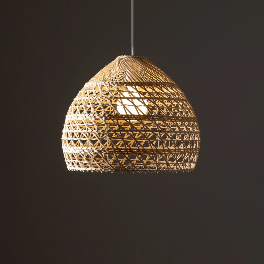 Lampada a sospensione Boho rattan Ø43 E27 25W Nowodvorski