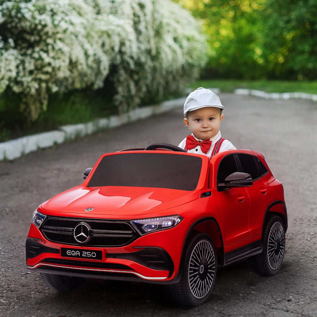 Auto Elettrica Bambini con Telecomando ¨C zephmum ¨C Rossa e Nera