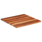 Piano Tavolo in Legno Massello di Acacia 25-27 mm 60x60 cm 285988