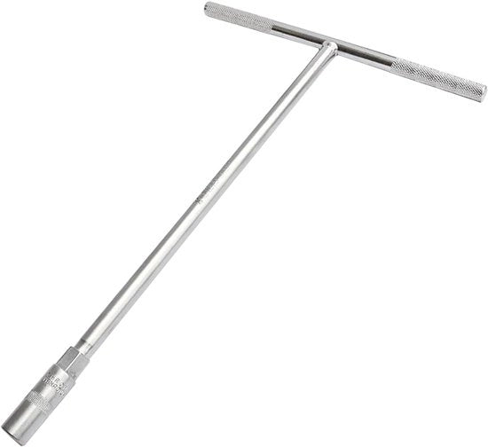 Chiave a T con manico flessibile - Universale - Manico a T - Acciaio Chrome Vanadio - Lunghezza totale 290 mm - Chiave a T