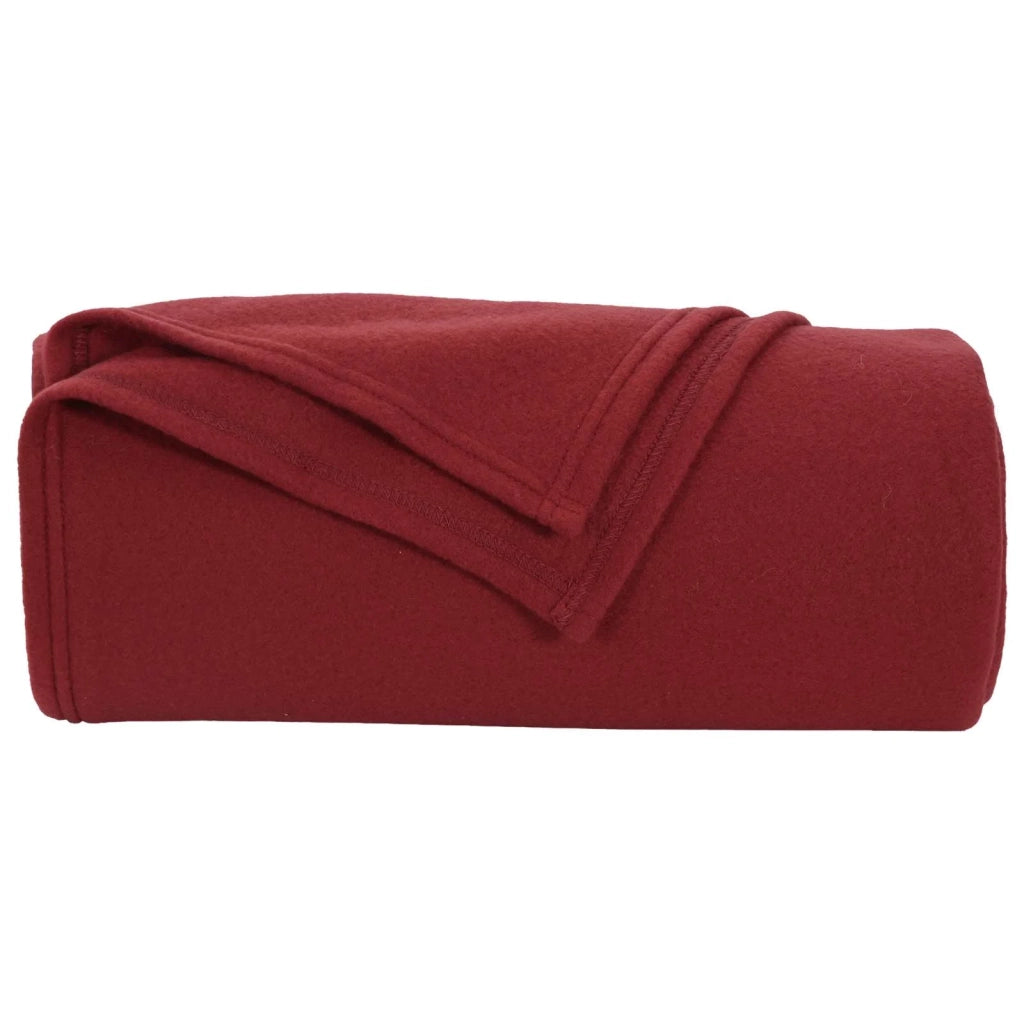 Coperte da Pile 24 pcs Rosso Bordeaux 240 x 220 cm Panno