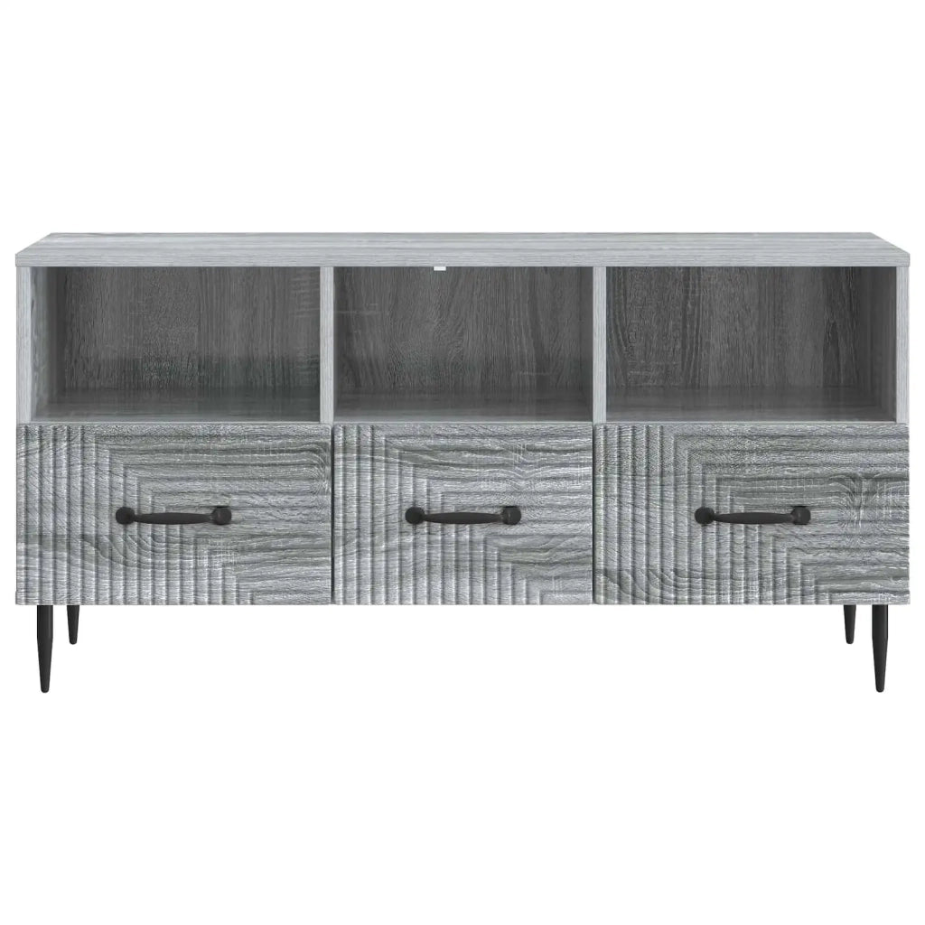 Mobile TV Grigio Sonoma 102 x 34,5 x 50 cm Legno ingegnerizzato 894911