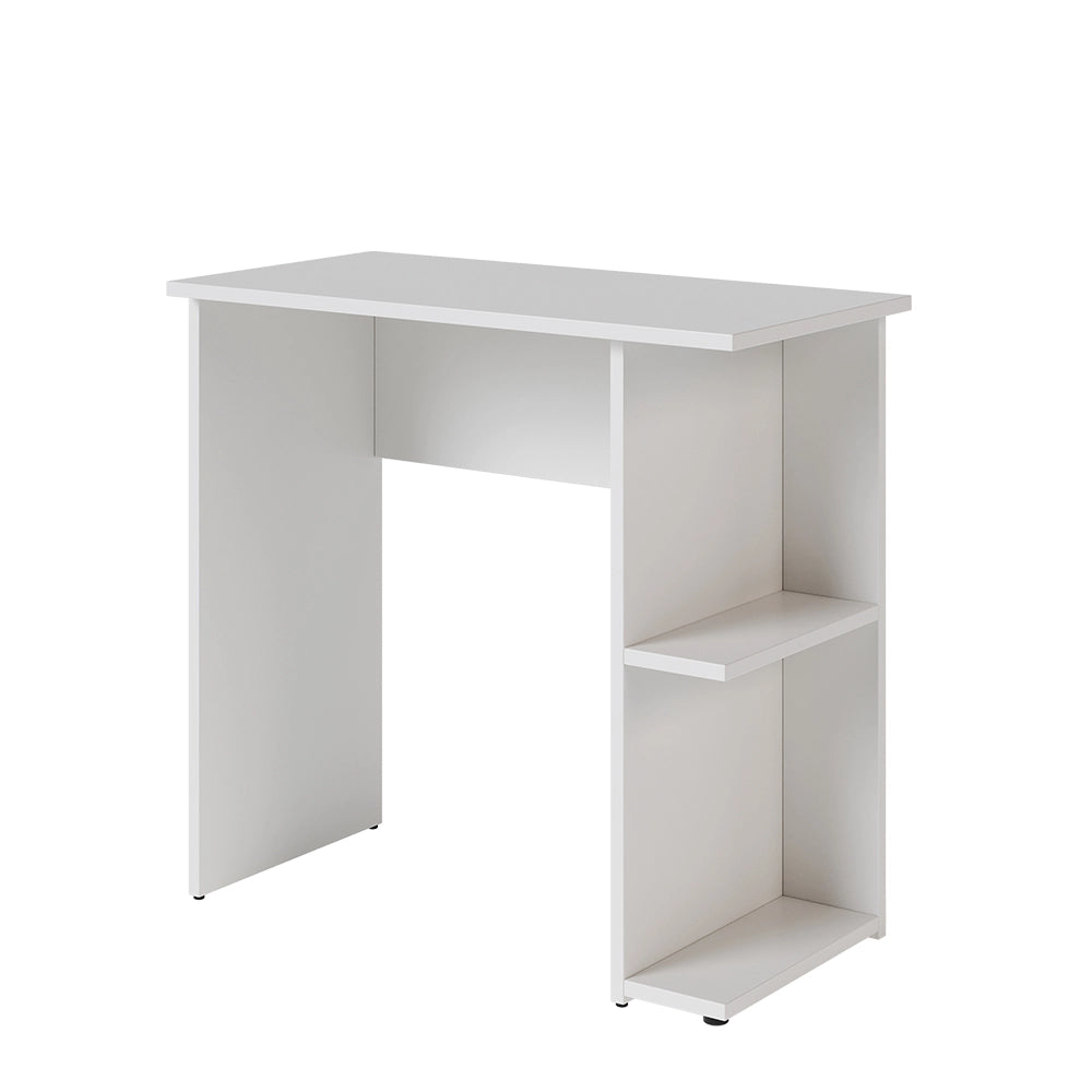 Vicco Scrivania con ripiani Bianco 80 x 40 cm