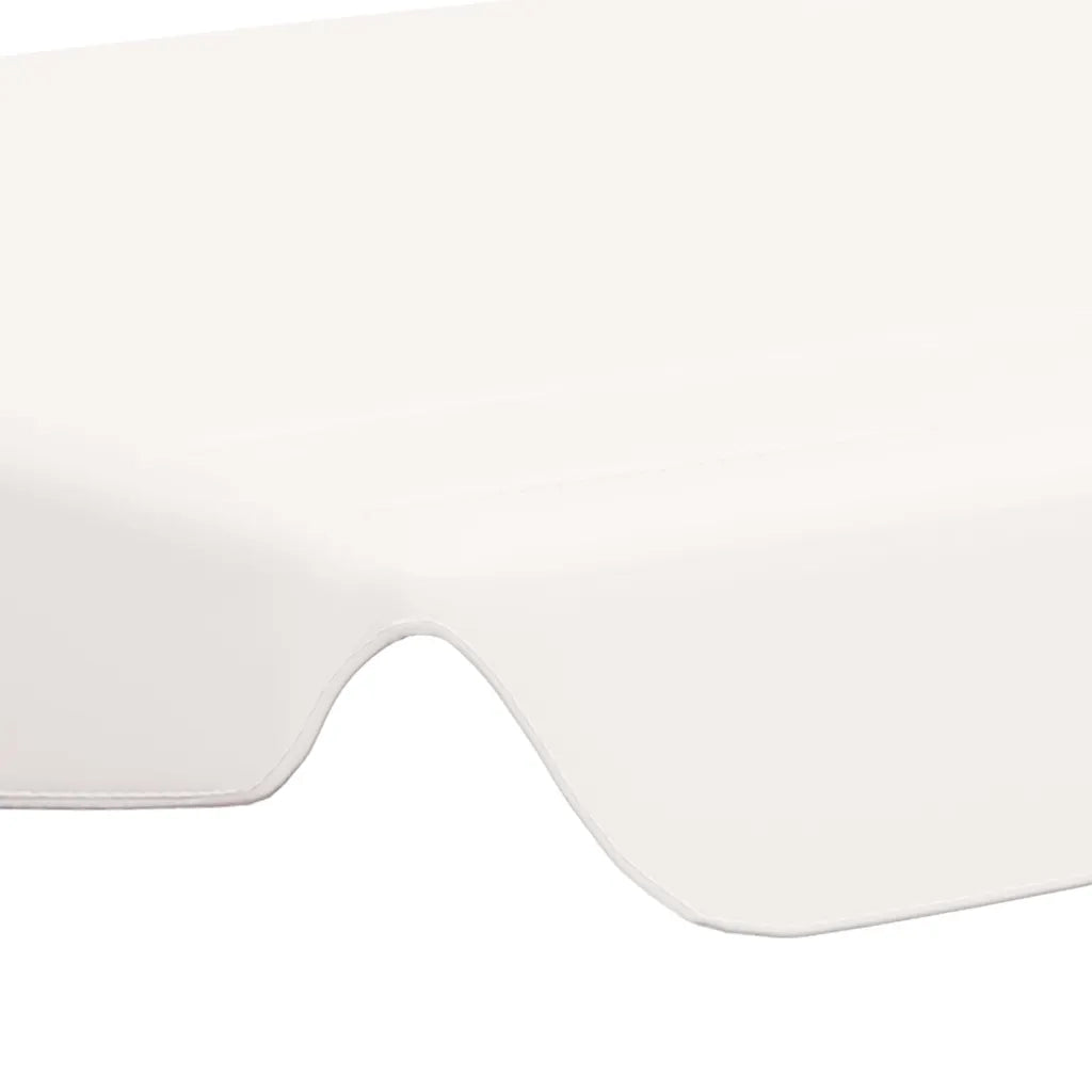 Baldacchino per Dondolo Giardino Bianco 188/168x145/110 cm CFW3533966