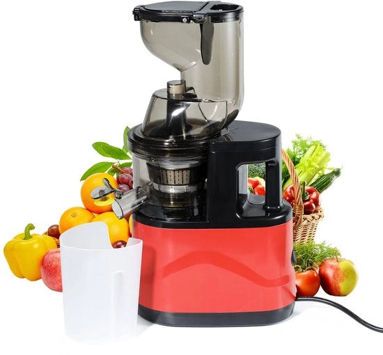 Centrifuga XL per Succo - Professionale Strumento per Succo di Mele/Gamberi/Zucchine, 90% di Succo + Schiacciapulci Automatico