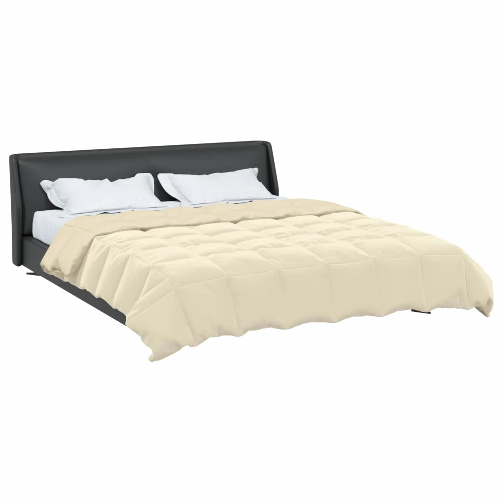 Piumone | Duvet Completo Annuale Crema 220 x 260 cm Microfibra