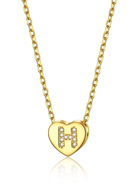 Collana per donna - Catena dorata 41 cm - Pendente in rame - Acciaio inossidabile - Adatto per donne/bambine - Ideale come regalo - Collana per collo