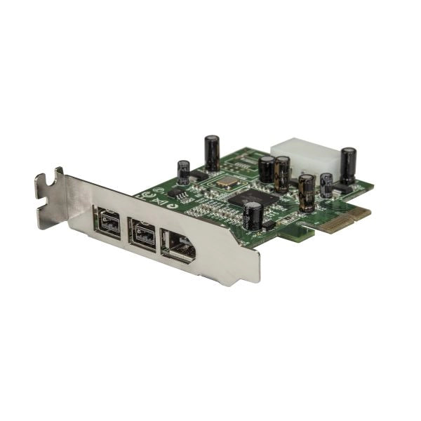 Startech.com scheda adattatore pci express firewire 2b 1a 1394 a basso profilo - 3 porte - PEX1394B3LP
