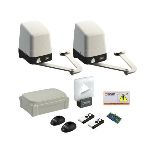 MOTORE A BRACCIO ARTICOLATO BRUSHLESS PER CANCELLI BATTENTI ROGER SET BH23/284