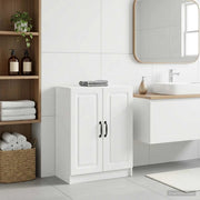 Mobiletto da Bagno UTRECHT Bianco 59,5 x 31 x 77 cm 897715