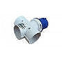 Rosi 2240E Quadro Elettrico da Cantiere Fisso 4 Prese Industriali 16A 230V 3 kW IP65 Pulsante di Sicurezza colore Grigio