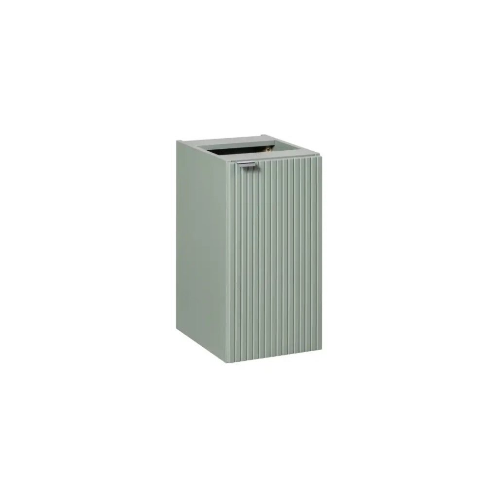 Mobile da bagno ELVINA – 1 porta – H57 cm – Verde salvia pastello – Sospeso