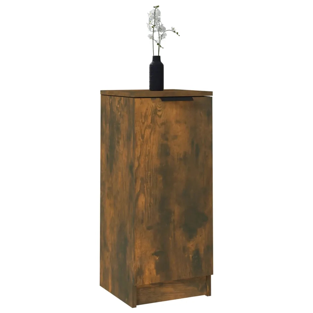Credenza Rovere Fumo 30x30x70 cm in Legno Multistrato 817006