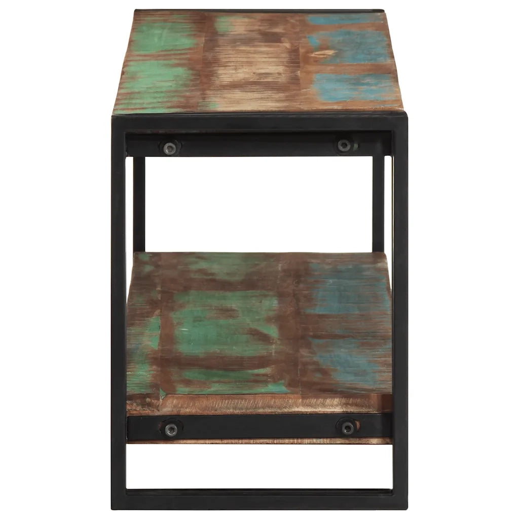 Mobile Porta TV 120x30x40 cm in Legno Massello di Recupero 320681