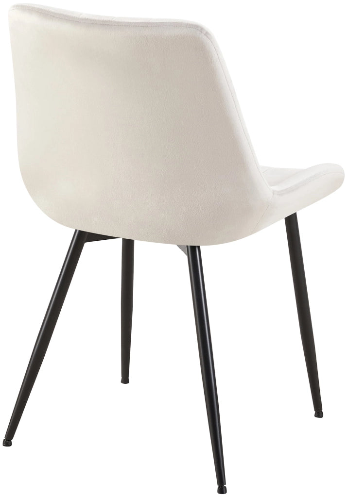 Sedia Rahden in velluto grigio chiaro