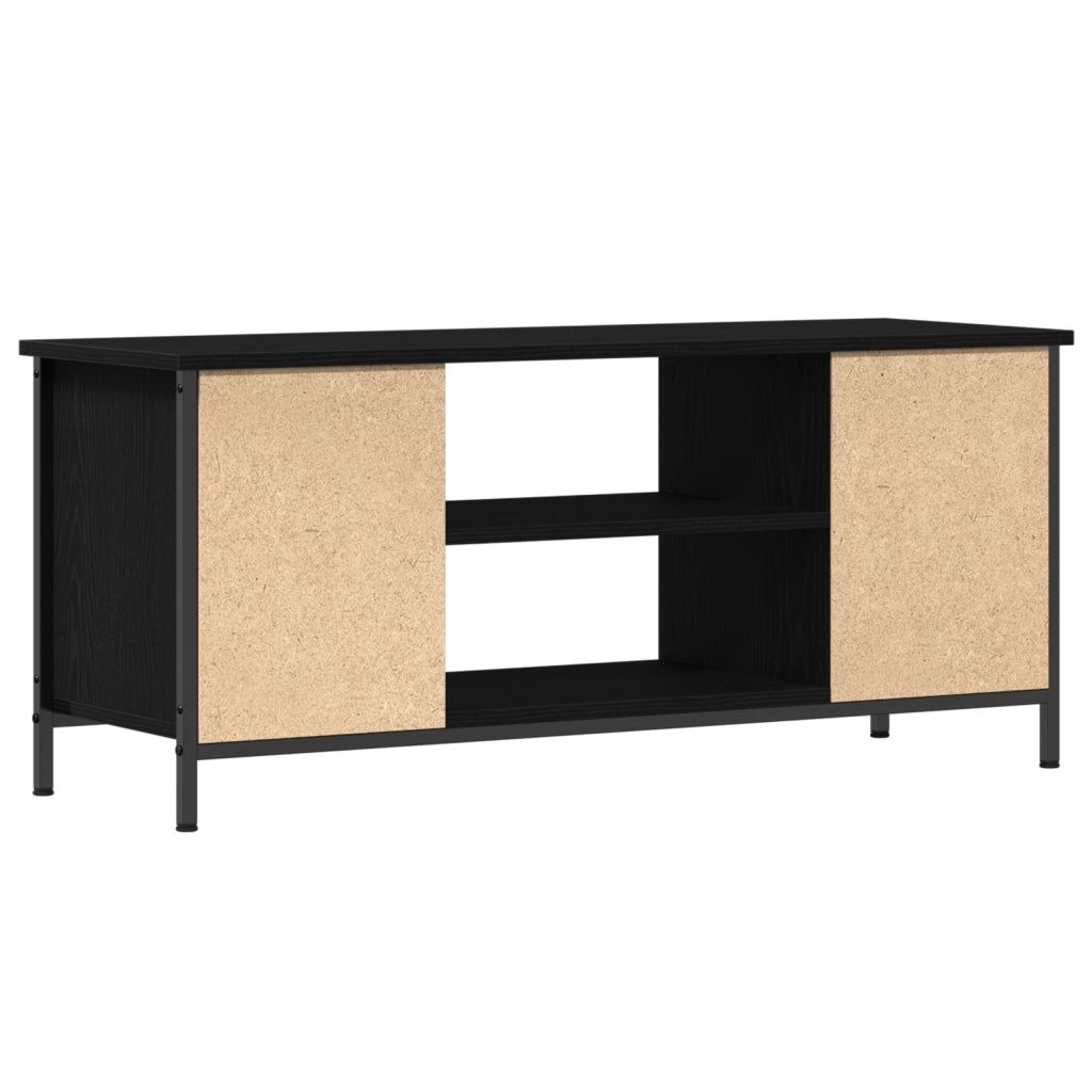Centro di intrattenimento in rovere nero Rovere nero
