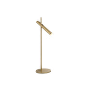Sniper - Lampada da Tavolo in metallo, Colore oro, Testina orientabile, H.57 cm, 6W, Dimmerabile, 3000K, 480Lm - Perenz