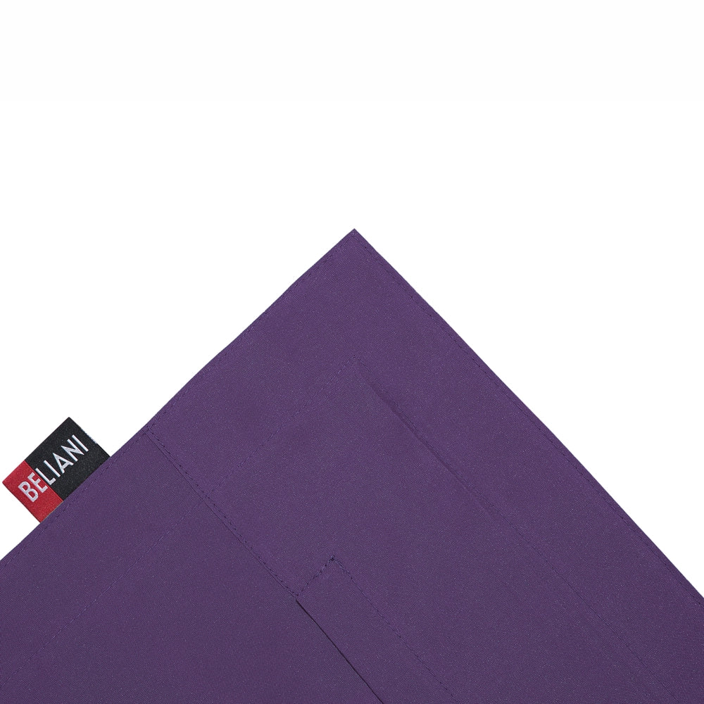 Poltrona Beanbag grande viola per distendersi con zip poltrona sacco gigante