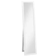 Specchio con Cornice in MDF con Piedini e Ganci per Utilizzo a Muro o a Parete, 37x40x155 cm
