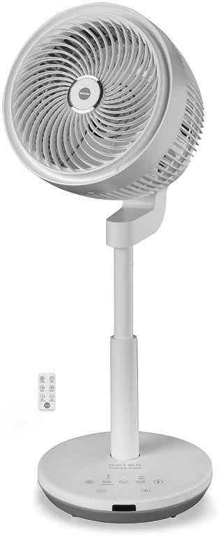 Ventilatore a Piantana Tornado Tower con Telecomando Doppia Oscillazione 60 Watt