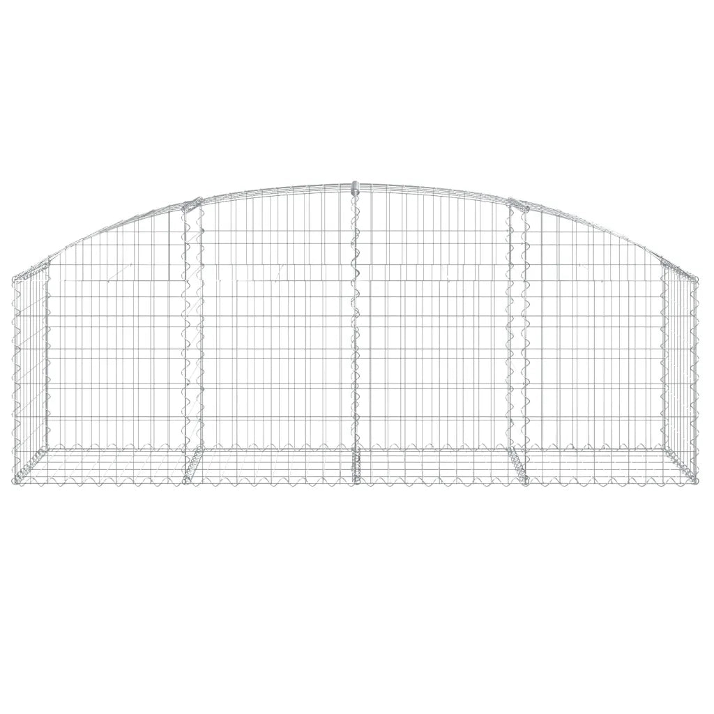 Cesto Gabbione ad Arco 200x50x60/80 cm Ferro Zincatocod mxl 79504
