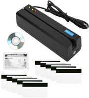 Lettrice magnetica a 3 spazi - Indicatore LED - Compatta - Per uso professionale