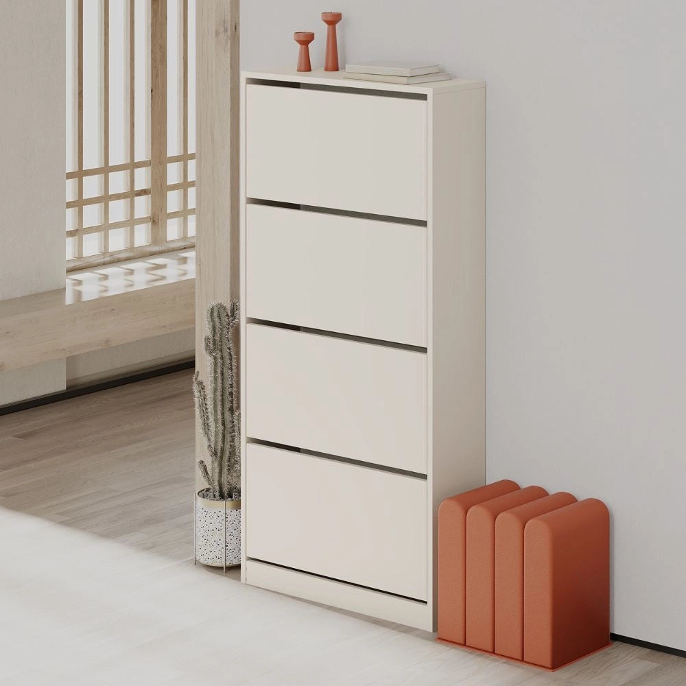 Scarpiera 4 ante a ribalta SHC540SAND colore cashmere