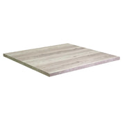 Top tavolo nobilitato rovere medusa quadro cm 80x1,8x80