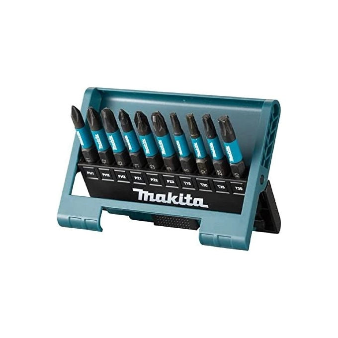 Makita E-12011 Impact Black Set 10 Inserti 50mm PH PZ Torx Attacco 1-4'' HEX colore Nero