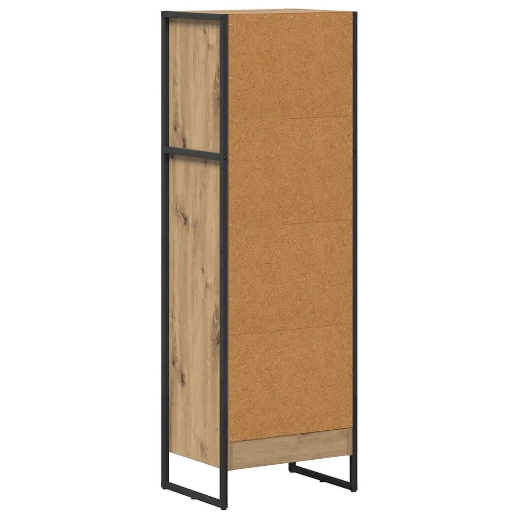 Armadio per Libri Rovere Artigianale 40 x 30 x 121 cm