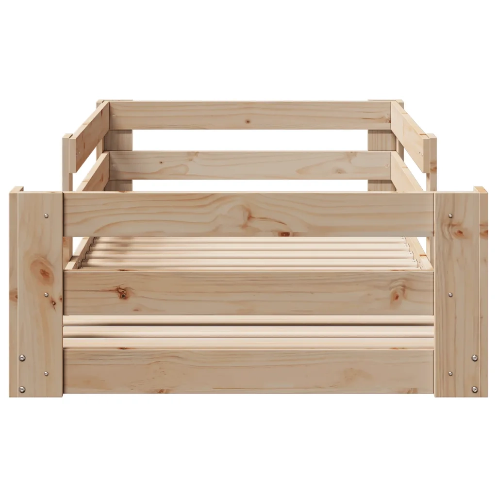 Letto senza Materasso 70x140 cm in Legno di Pino 855687
