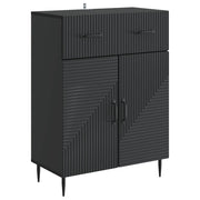 Credenza Nero 66 x 34,5 x 89,5 cm Legno ingegnerizzato
