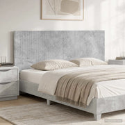 Testiera da Muro HOORN Grigio Cemento Legno ingegnerizzato 897398
