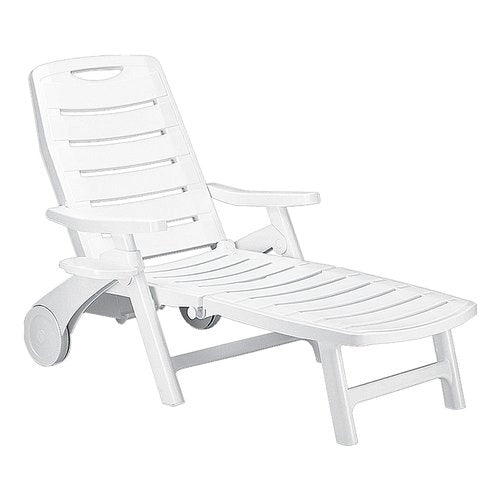 Lettino prendisole grandsoleil s6800b premiere bianco