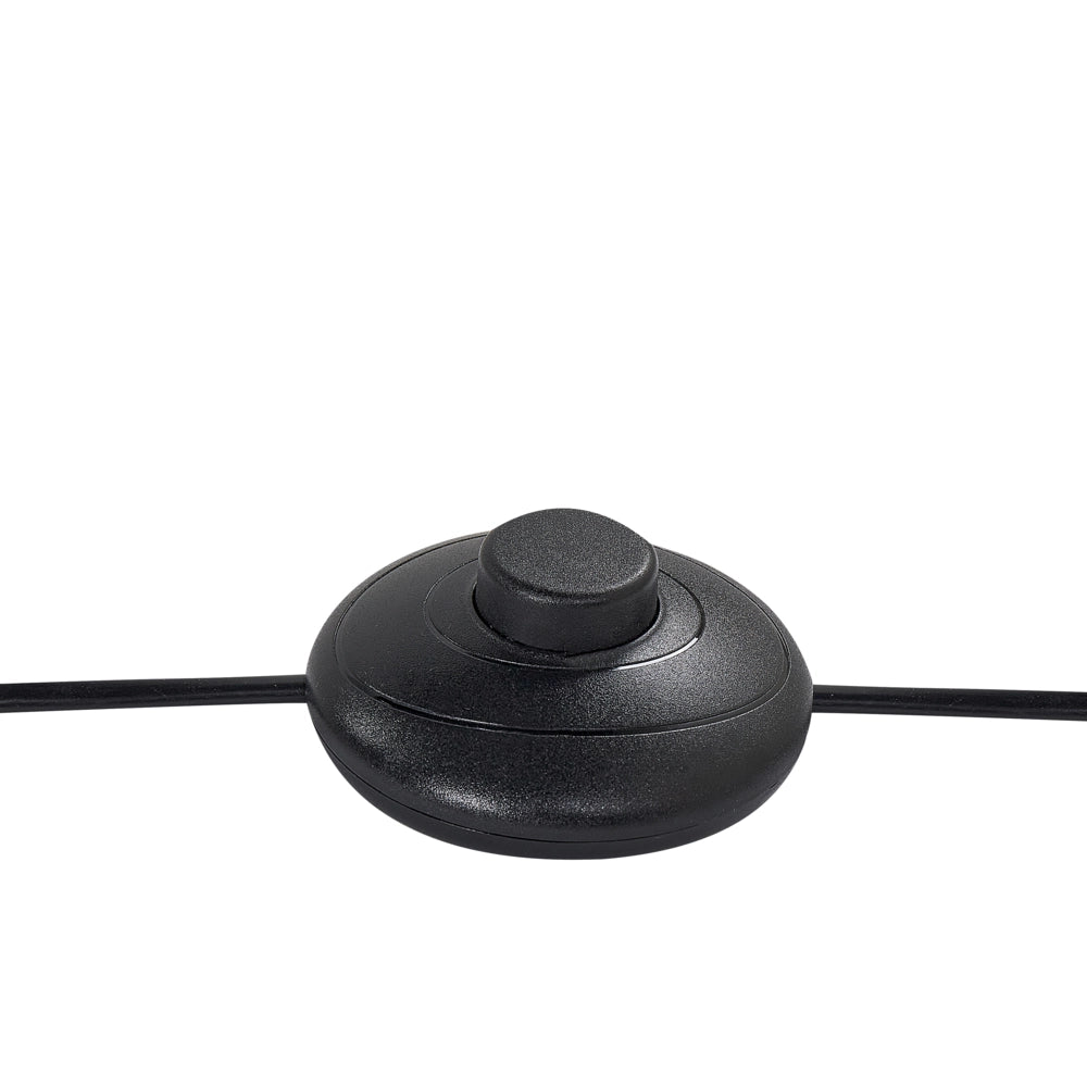 Lampada da terra con paralume e base in metallo argento in stile moderno per soggiorno e camera da letto