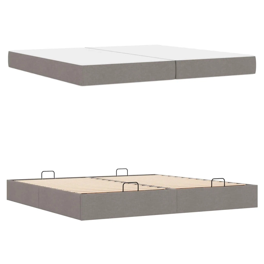 Struttura letto con materasso con materasso 2 pcs Talpa Tessuto