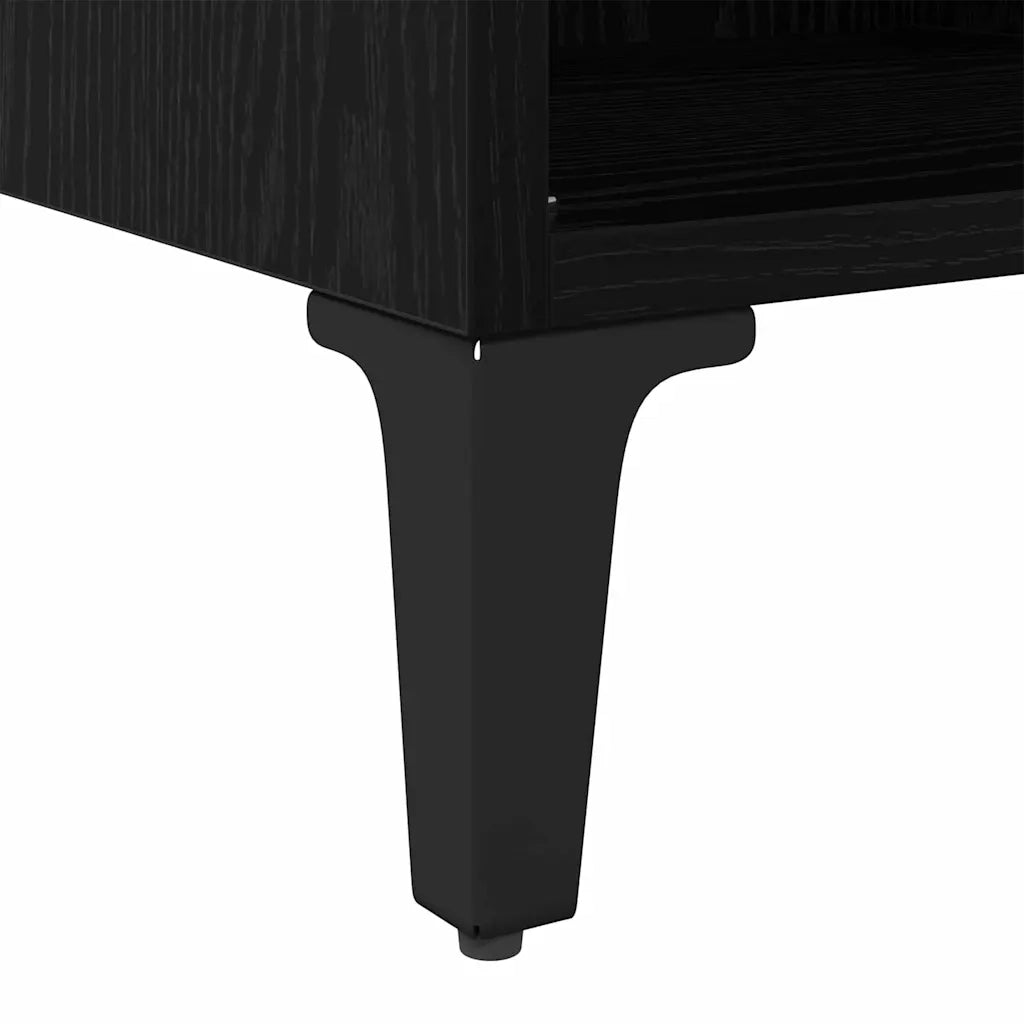 vidaXL Mobile TV Nero 69.5 x 30 x 50 cm Legno multistrato