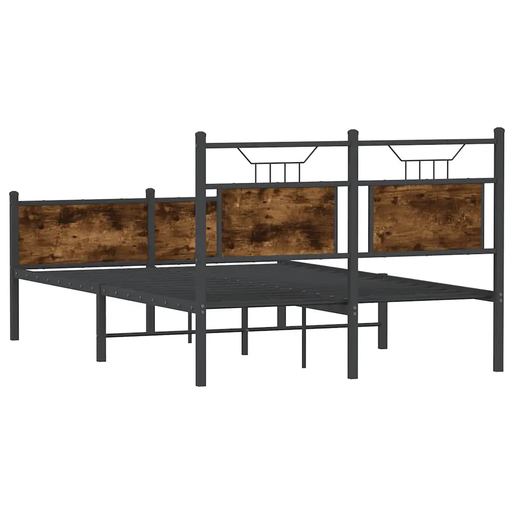 Giroletto senza Materasso Rovere Fumo 120x190 cm in Truciolato