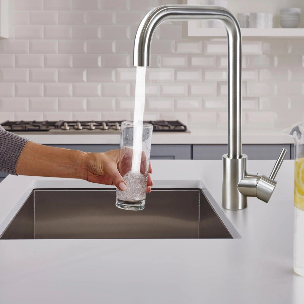 ZMH Miscelatore in acciaio inox con miscelatore girevole a 360°