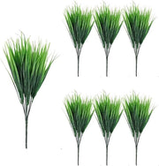Decorazione con Finto Erba - Resiste ai Raggi UV per Uso Interno ed Esterno - La Perfetta Pianta Finta Senza Vaso - Finta Erba Decorativa per Giardino e Terrazza - Confezione da 6