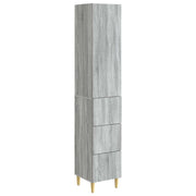 Set di armadi 2 pcs Sonoma grigio 33 x 34,5 x 90 cm 3416571