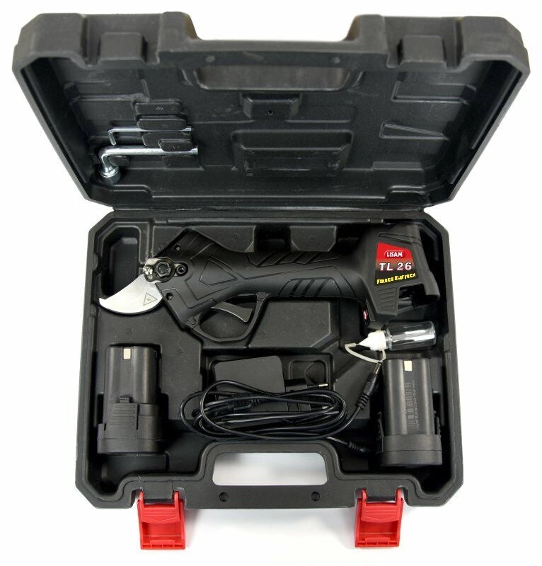 Forbice da potatura a batteria Lisam TL 27 con Motore Elettrico e Taglio da 27mm