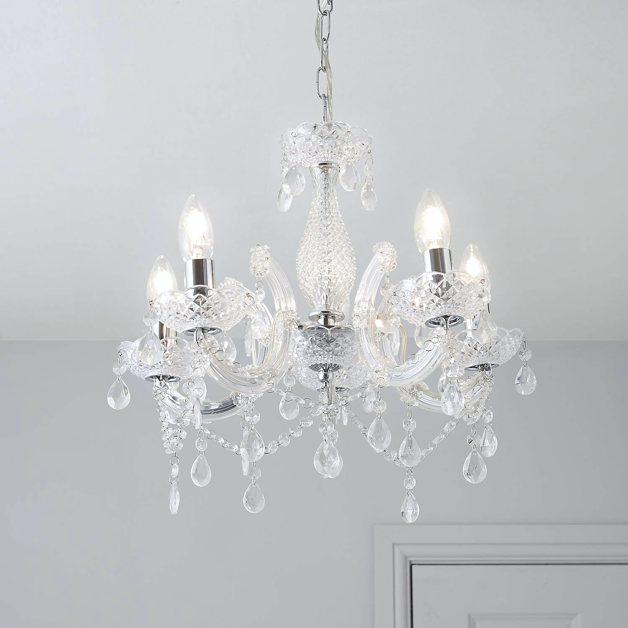 Lampada Da Soffitto Ebt004-5cp Transparent