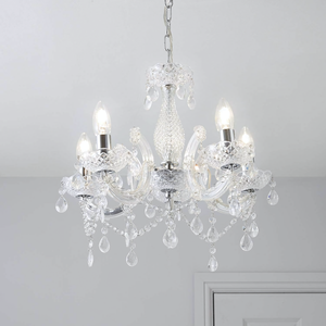 Lampada Da Soffitto Ebt004-5cp Transparent