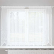 vidaXL Tende con tende Bianco Poliestere